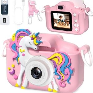 Kids Pink Unicorn Digital Camera